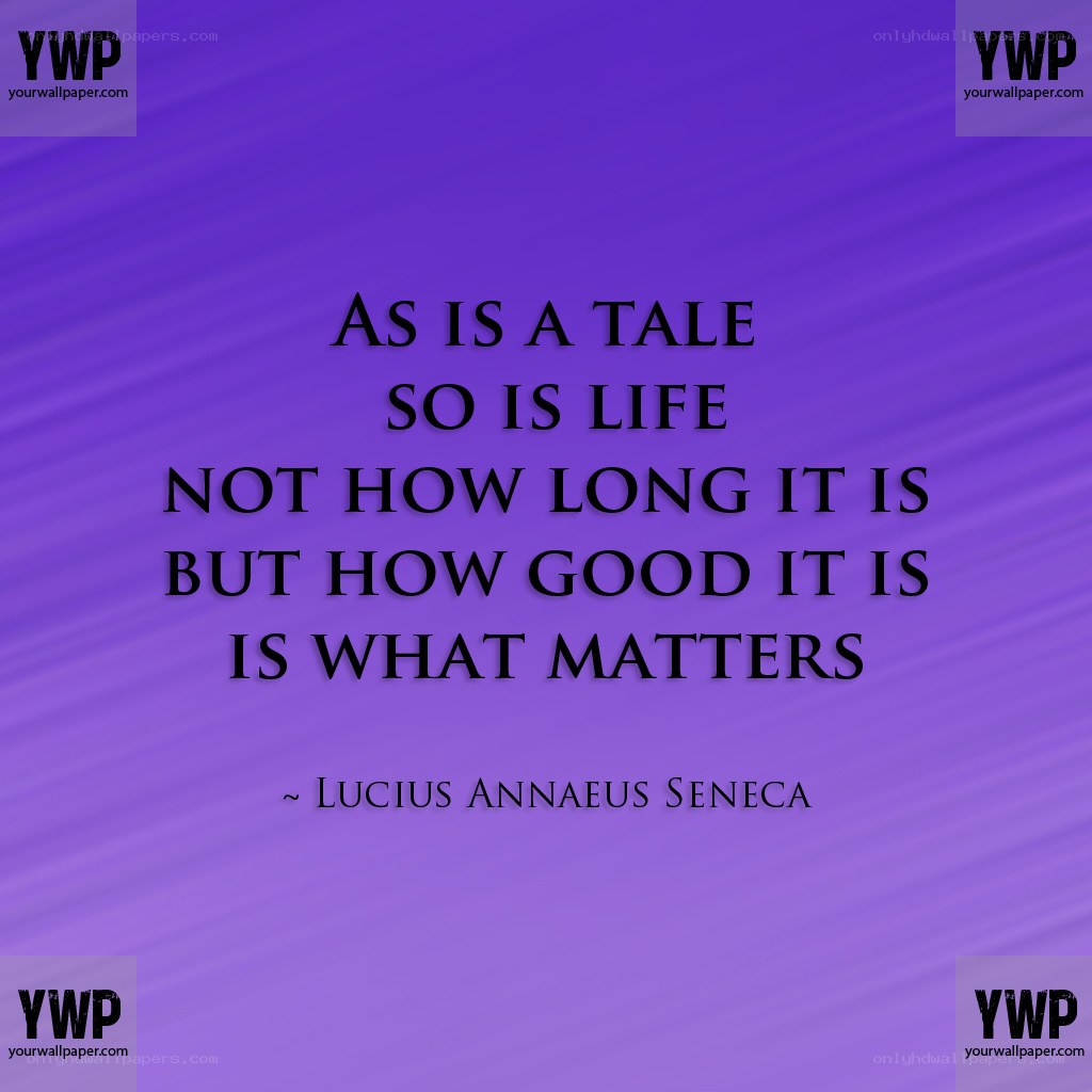 Seneca quote on life