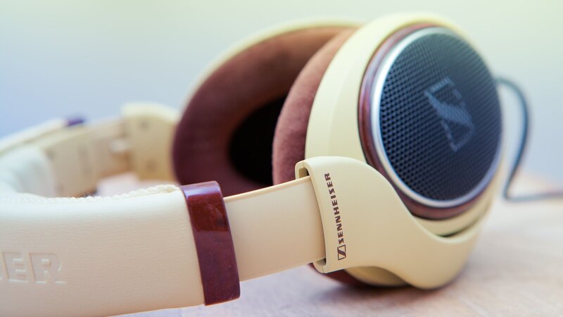 Sennheiser headphones close-up