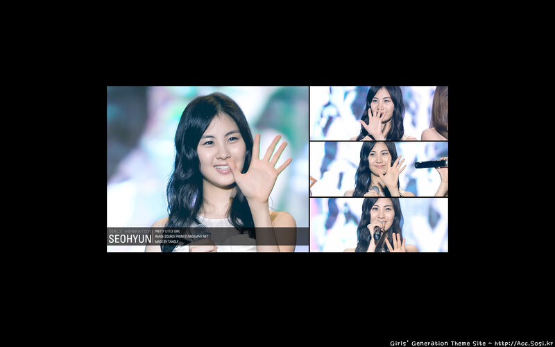 Seohyun waving at fans