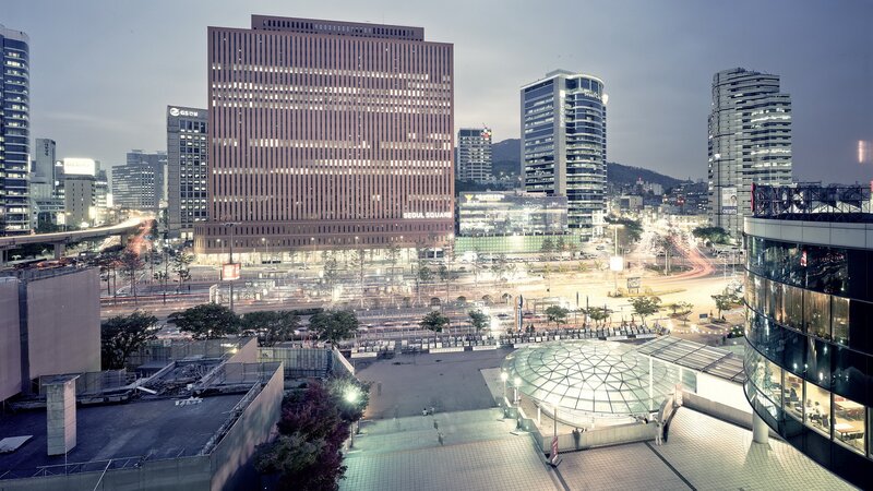 Seoul Square Building — Gray