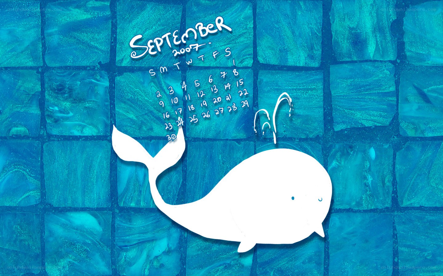 September 2007 whale calendar