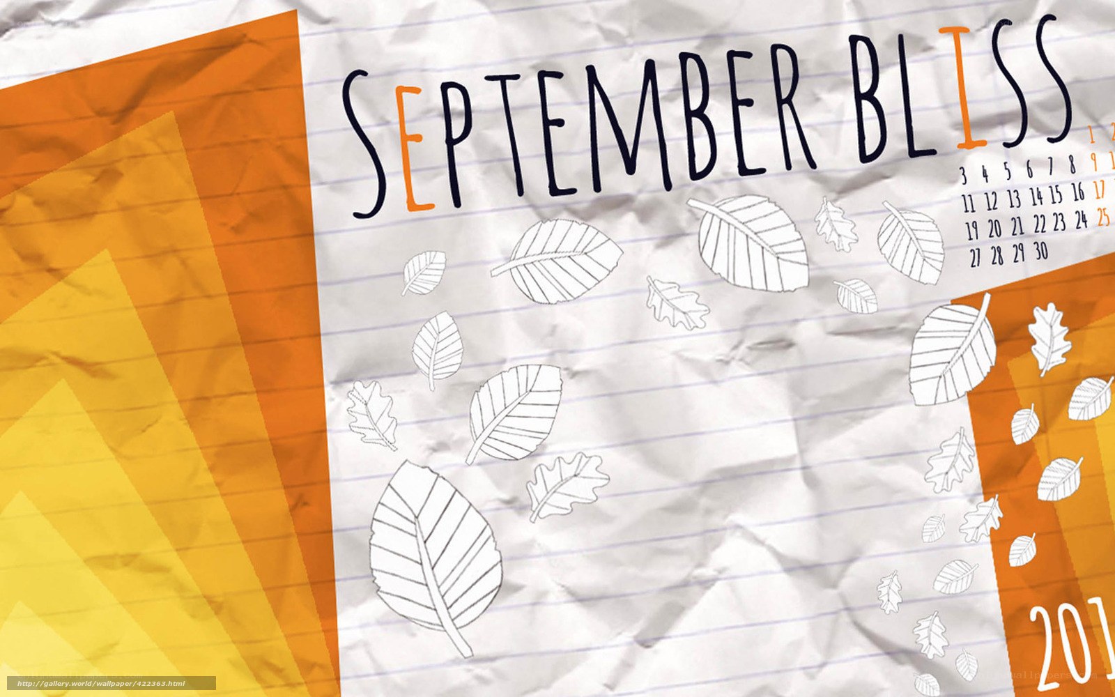 September Bliss wallpaper