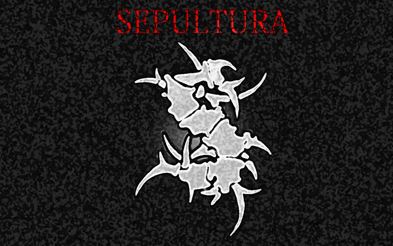 Sepultura Band Logo — Black