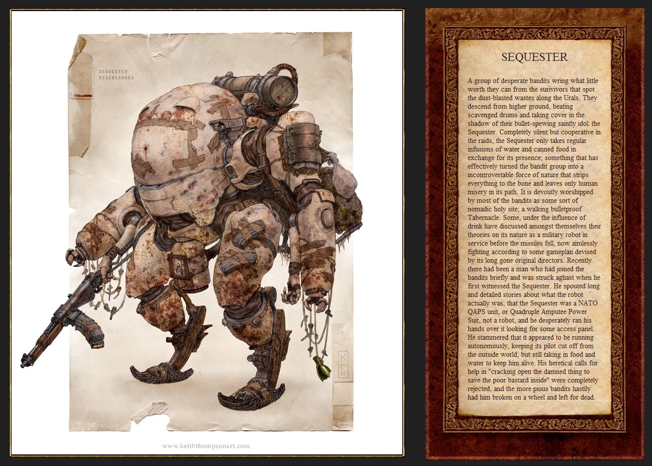 Sequester robot concept art