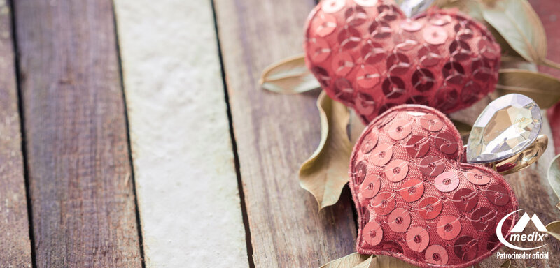 Sequined Heart Ornaments