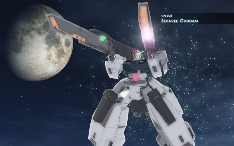 Seravee Gundam in space
