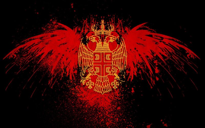 Serbian Coat of Arms — Red