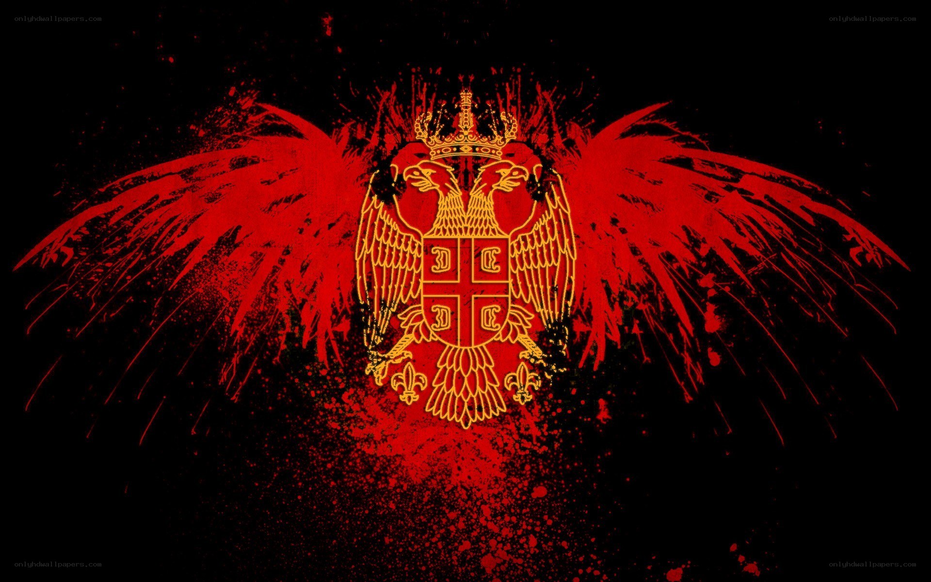 Serbian double-headed eagle
