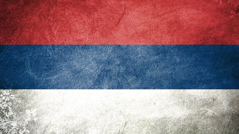 Serbian Flag — Red, Neutral