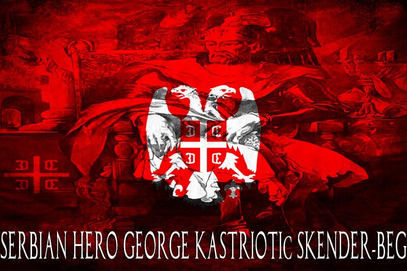 Serbian hero George Kastriot Skanderbeg