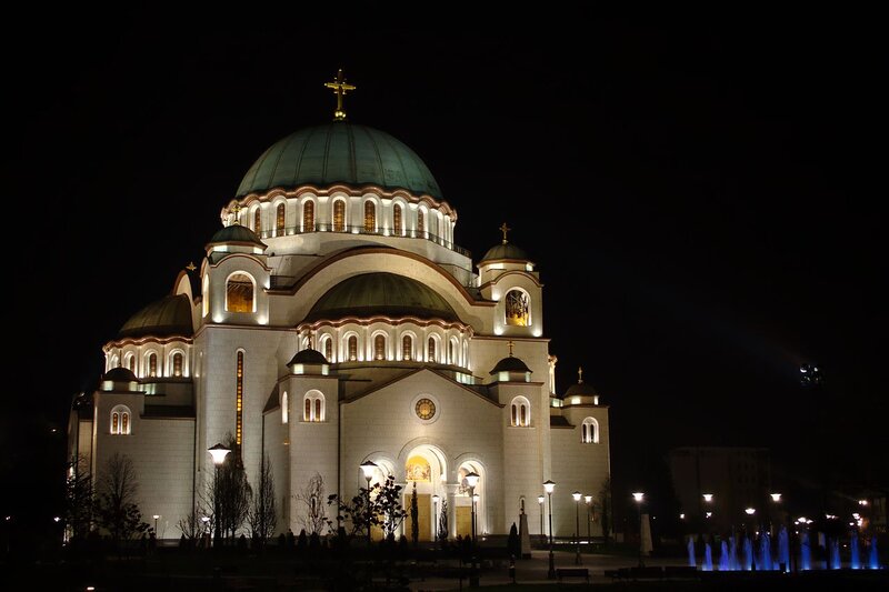 Serbian Orthodox Cathedral — White