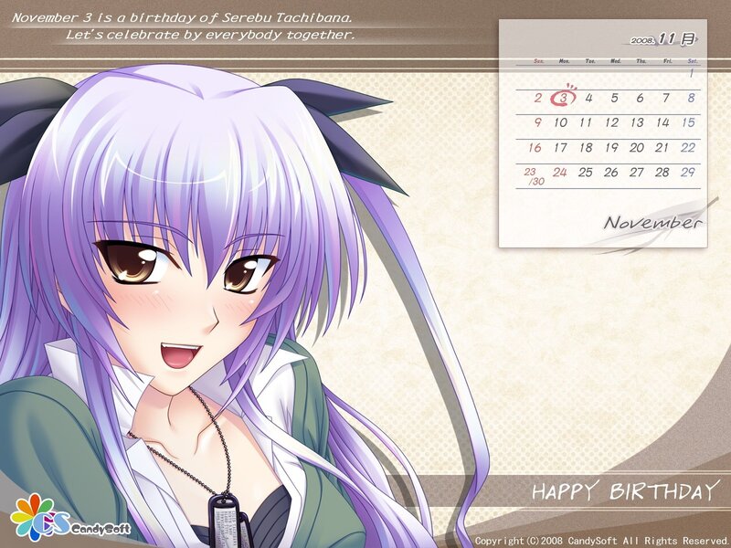 Serebu Tachibana birthday wallpaper