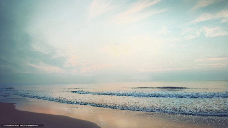 serene beach at dawn