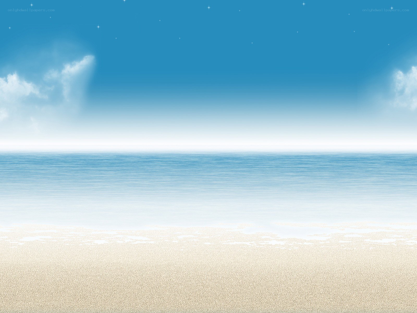 serene beach at night