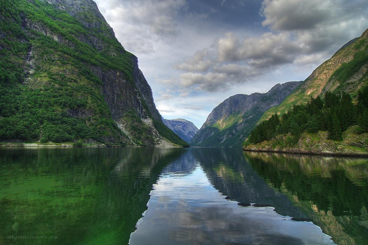 serene fjord landscape