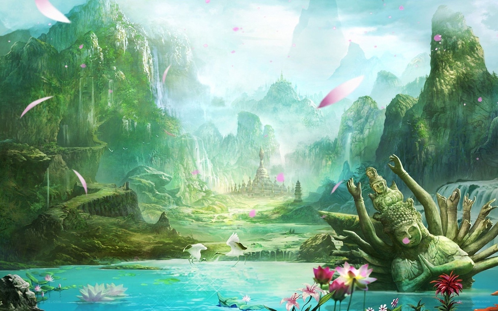 serene mountain landscape