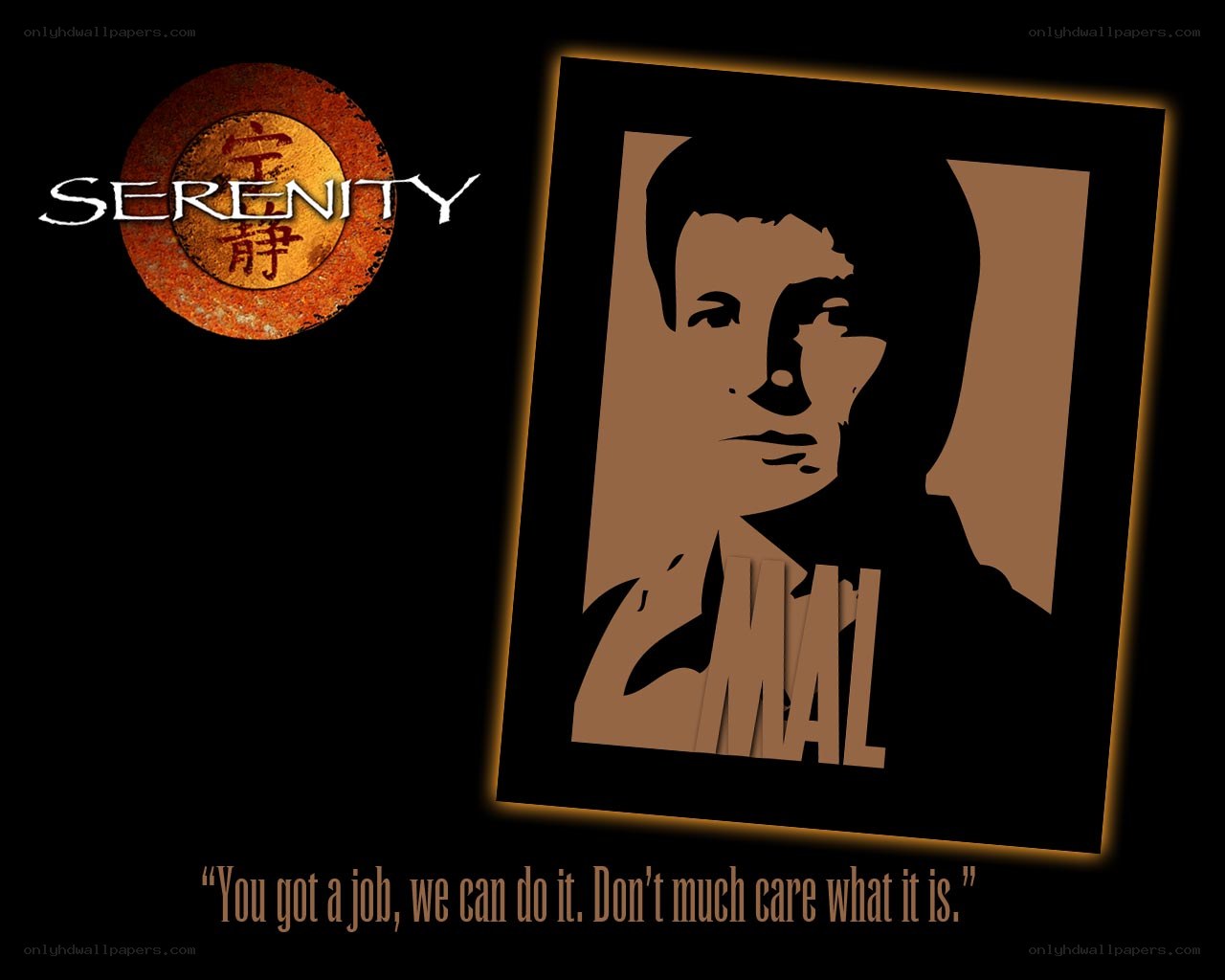 Serenity character poster
