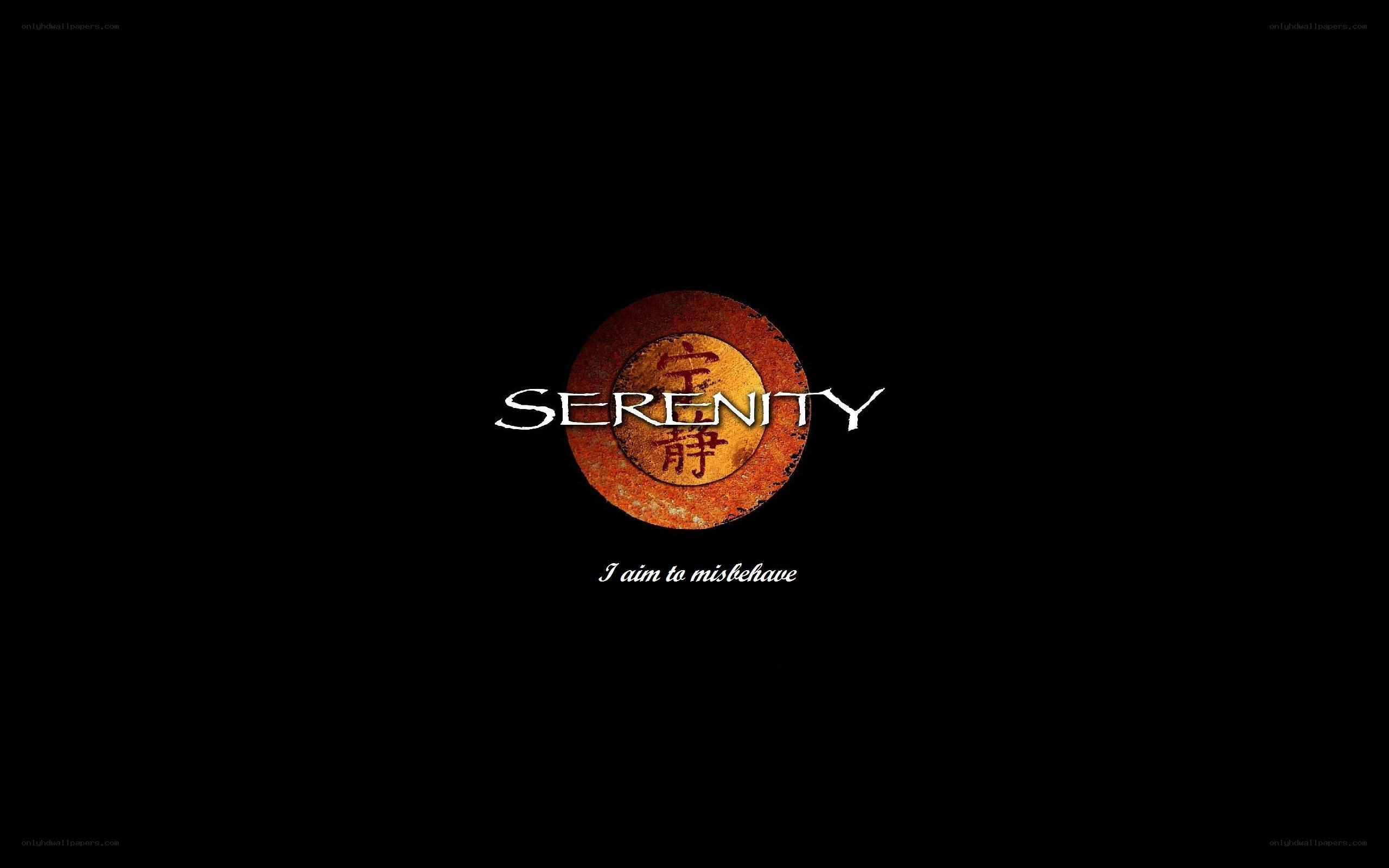 Serenity logo with tagline