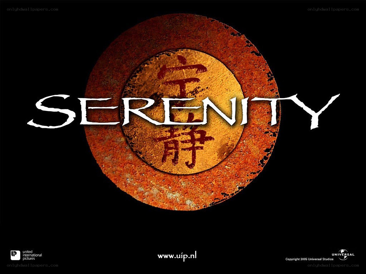 Serenity movie title art