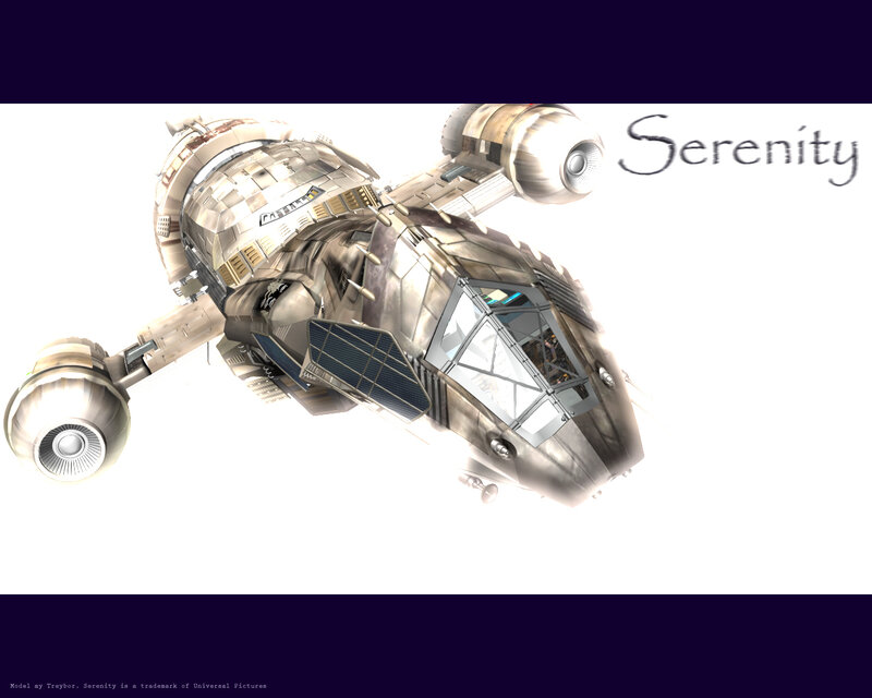 Serenity spaceship model