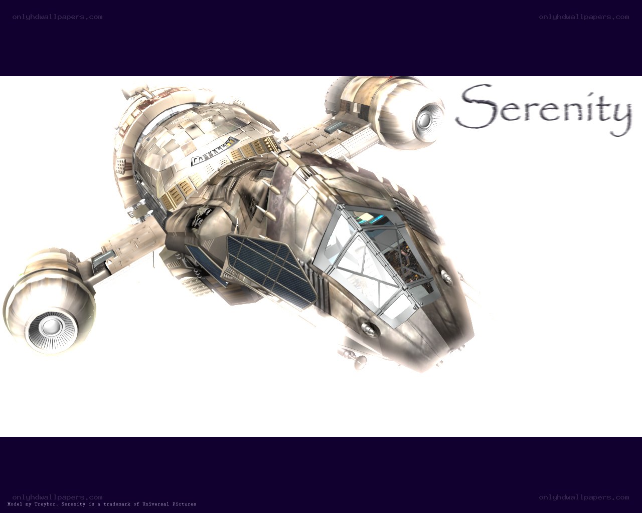 Serenity spaceship model