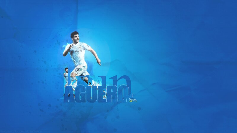 Sergio Agüero football wallpaper