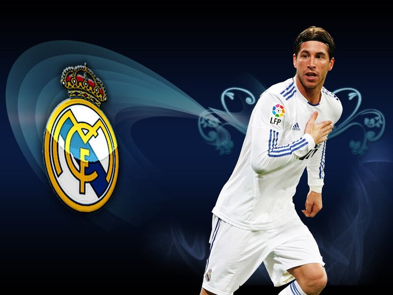 Sergio Ramos in Real Madrid kit
