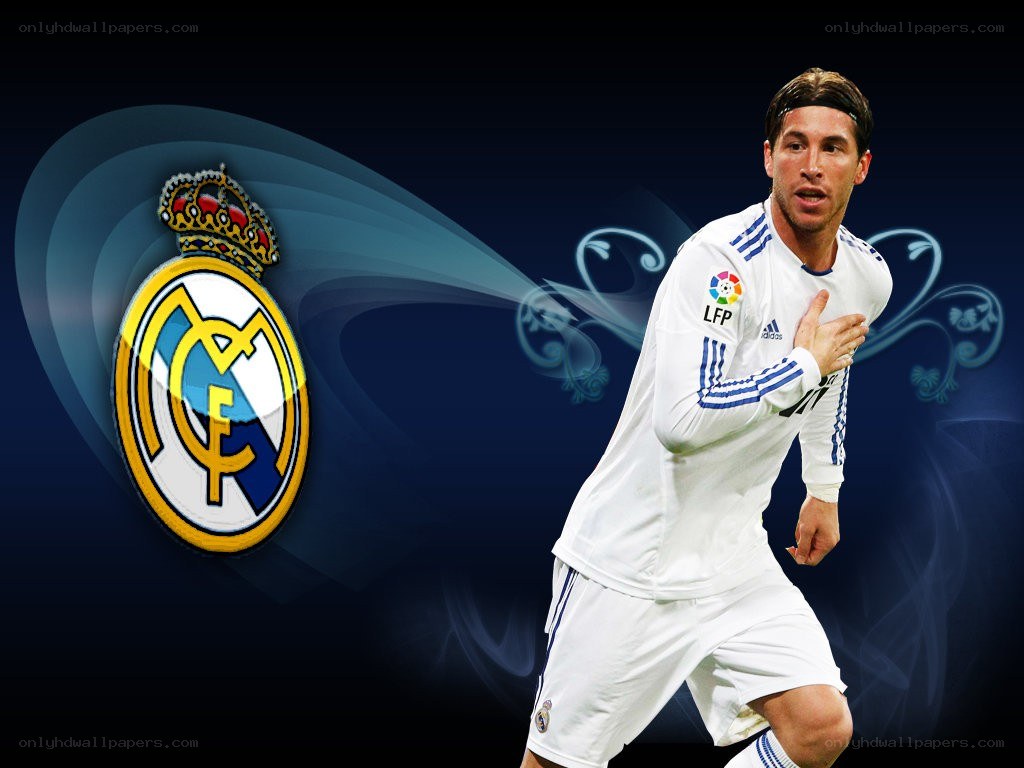 Sergio Ramos in Real Madrid kit