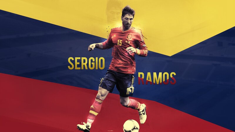 Sergio Ramos Playing Soccer