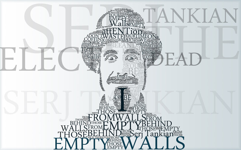 Serj Tankian Portrait — White