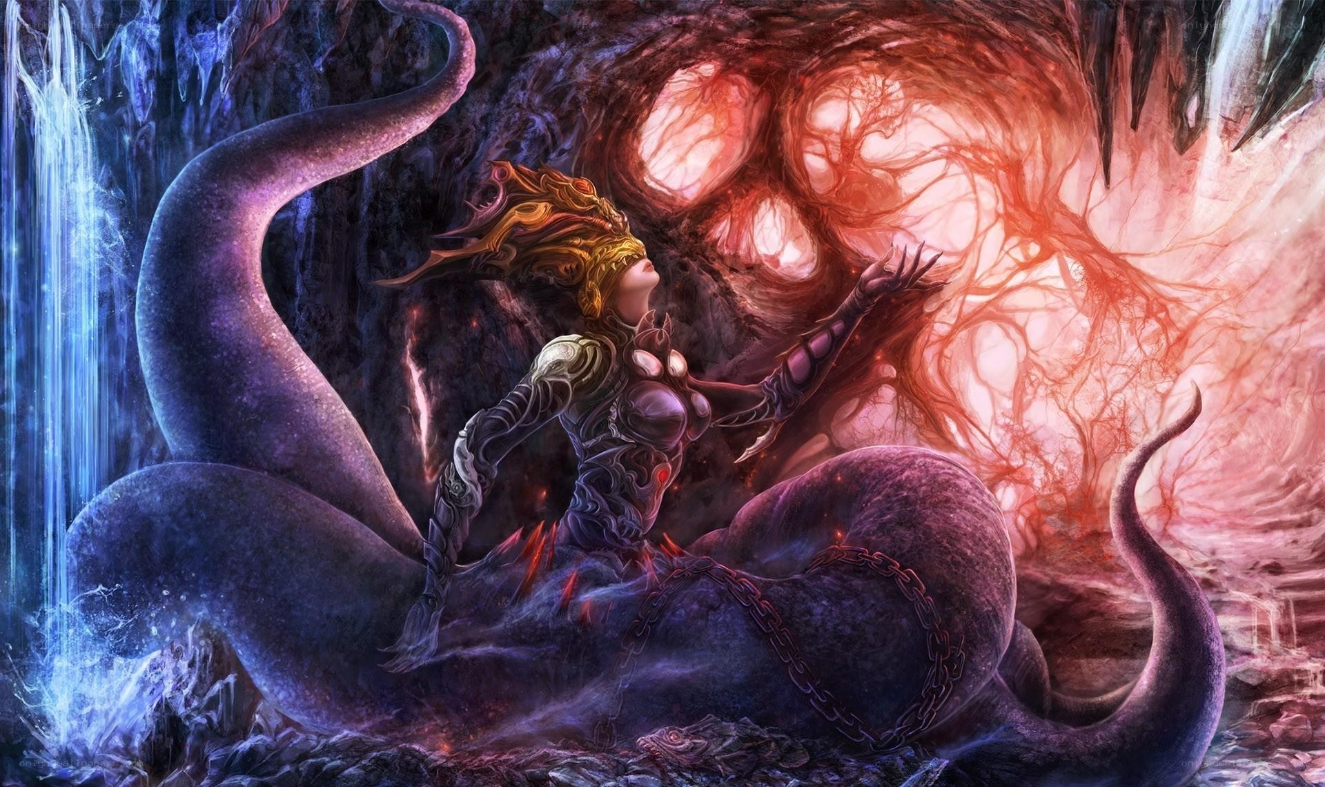 Serpent Queen in a Cavern