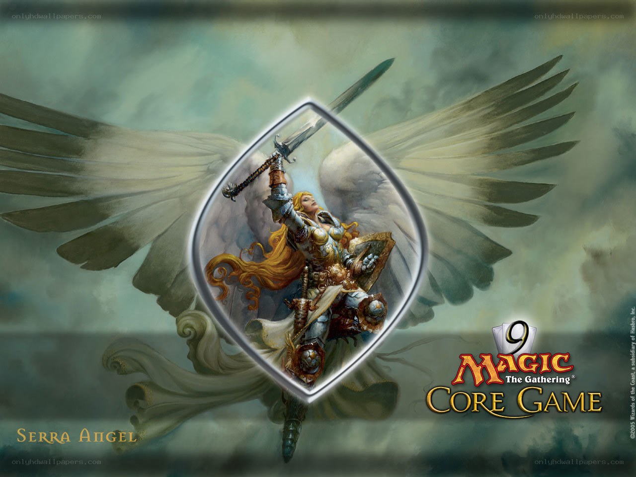 Serra Angel from Magic: The Gathering
