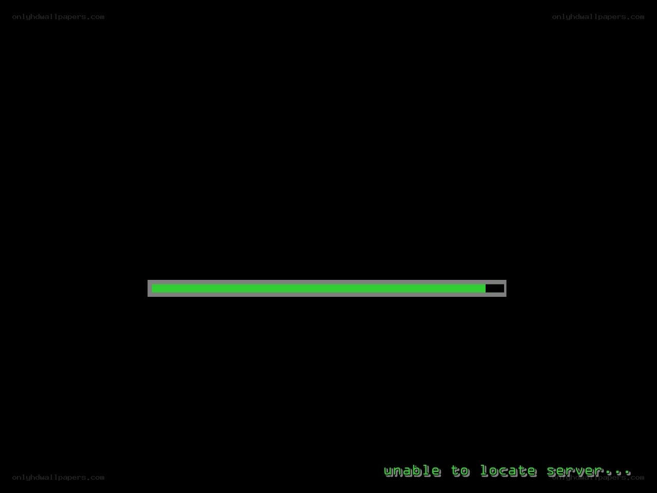 server connection error
