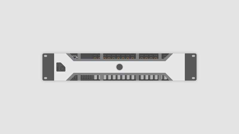 Server Rack Unit — White