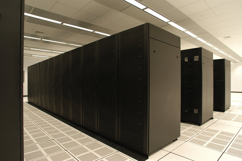 server racks in data center