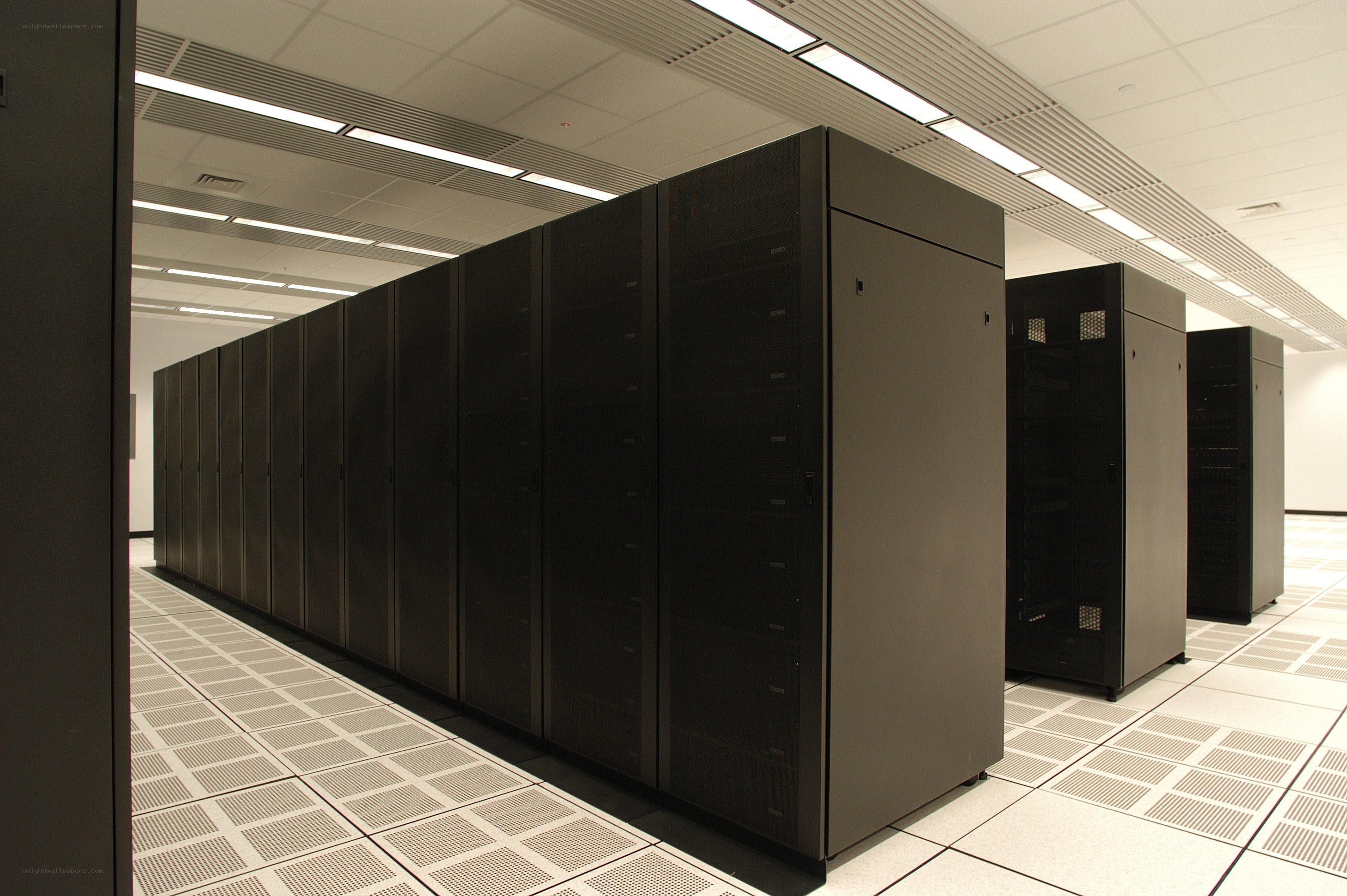server racks in data center
