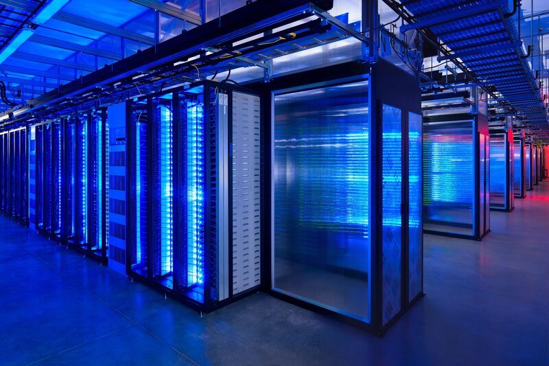 server racks in data center