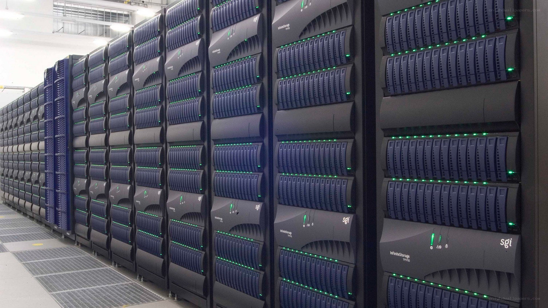 server racks in data center