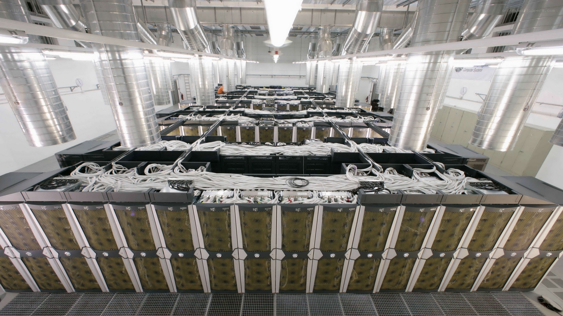 server racks in data center