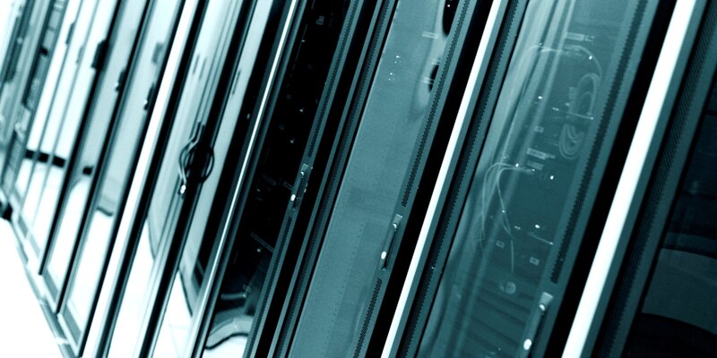 server racks in data center