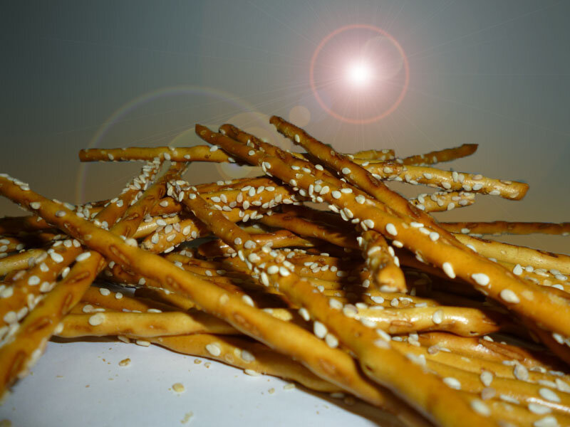 Sesame Seed Pretzels