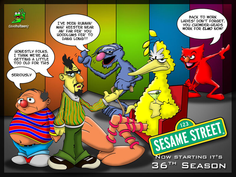 Sesame Street cartoon