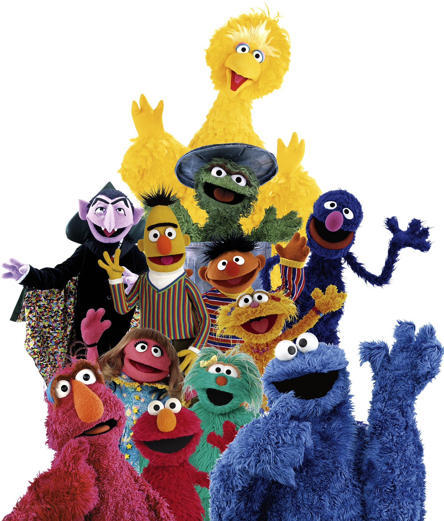 Sesame Street characters group
