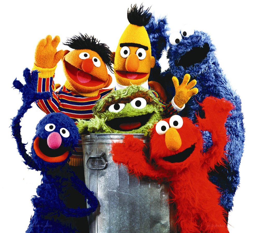 Sesame Street characters group