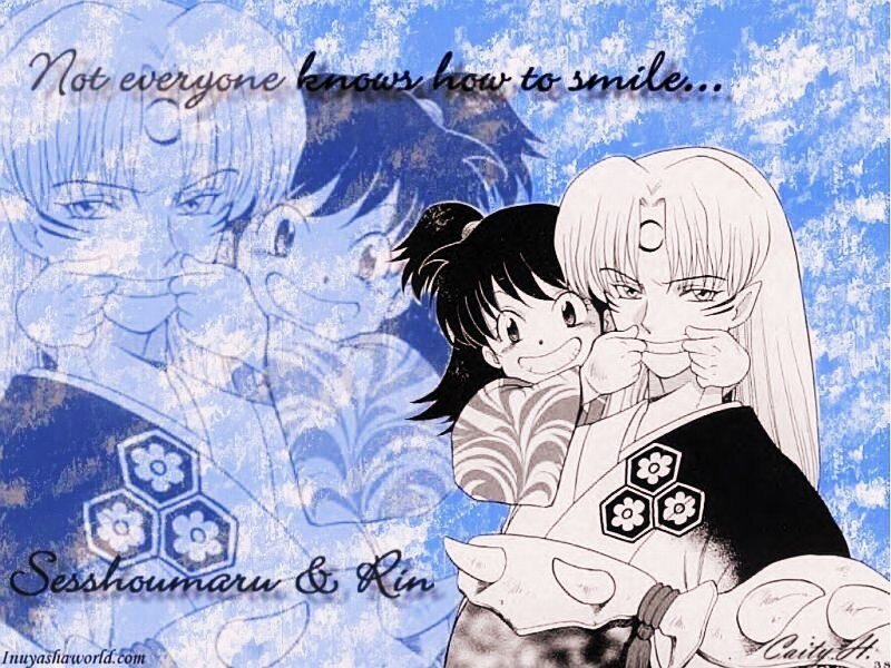 Sesshoumaru and Rin artwork