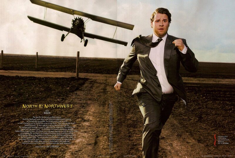 Seth Rogen in North by Northwest