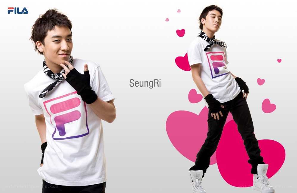 Seungri in FILA apparel