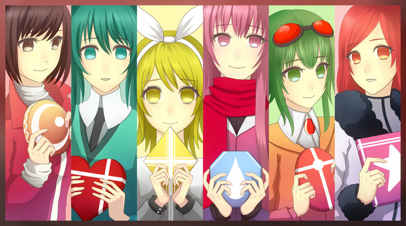 Seven Anime Characters — Green