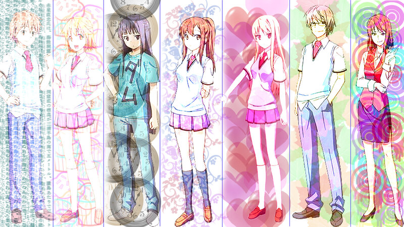 Seven Anime Characters — Pink