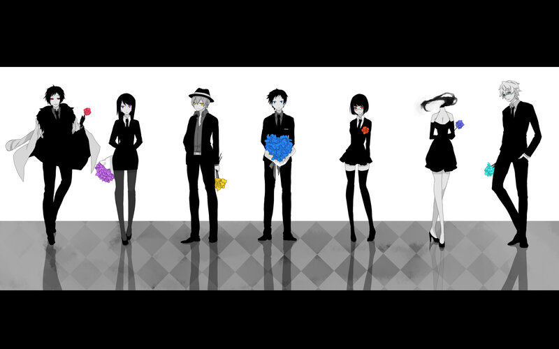 Seven Characters in Black Suits — Dramatic